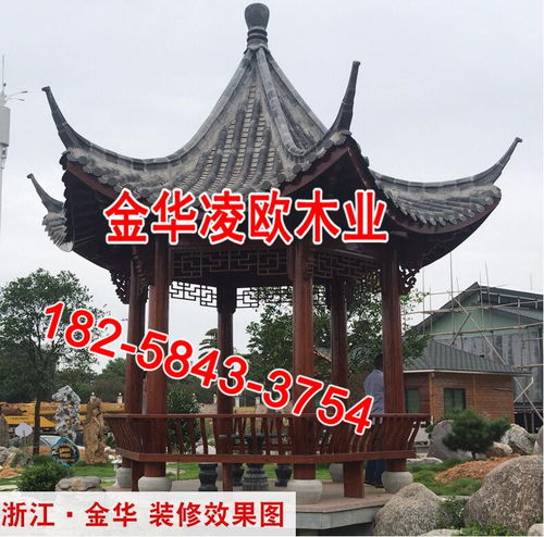 凌歐園林 經典等邊六角涼亭木結構，演繹自然與匠心的絕美交響